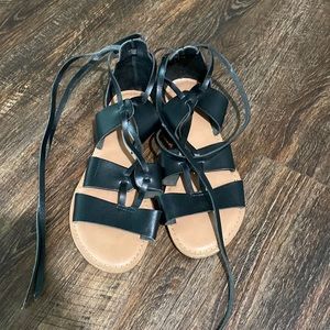 Old Navy tie up sandals